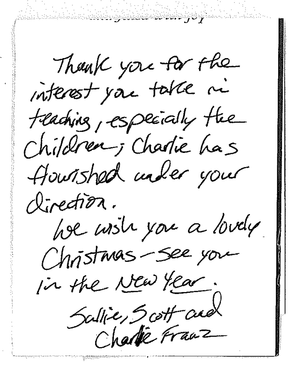 Testimonial gallery